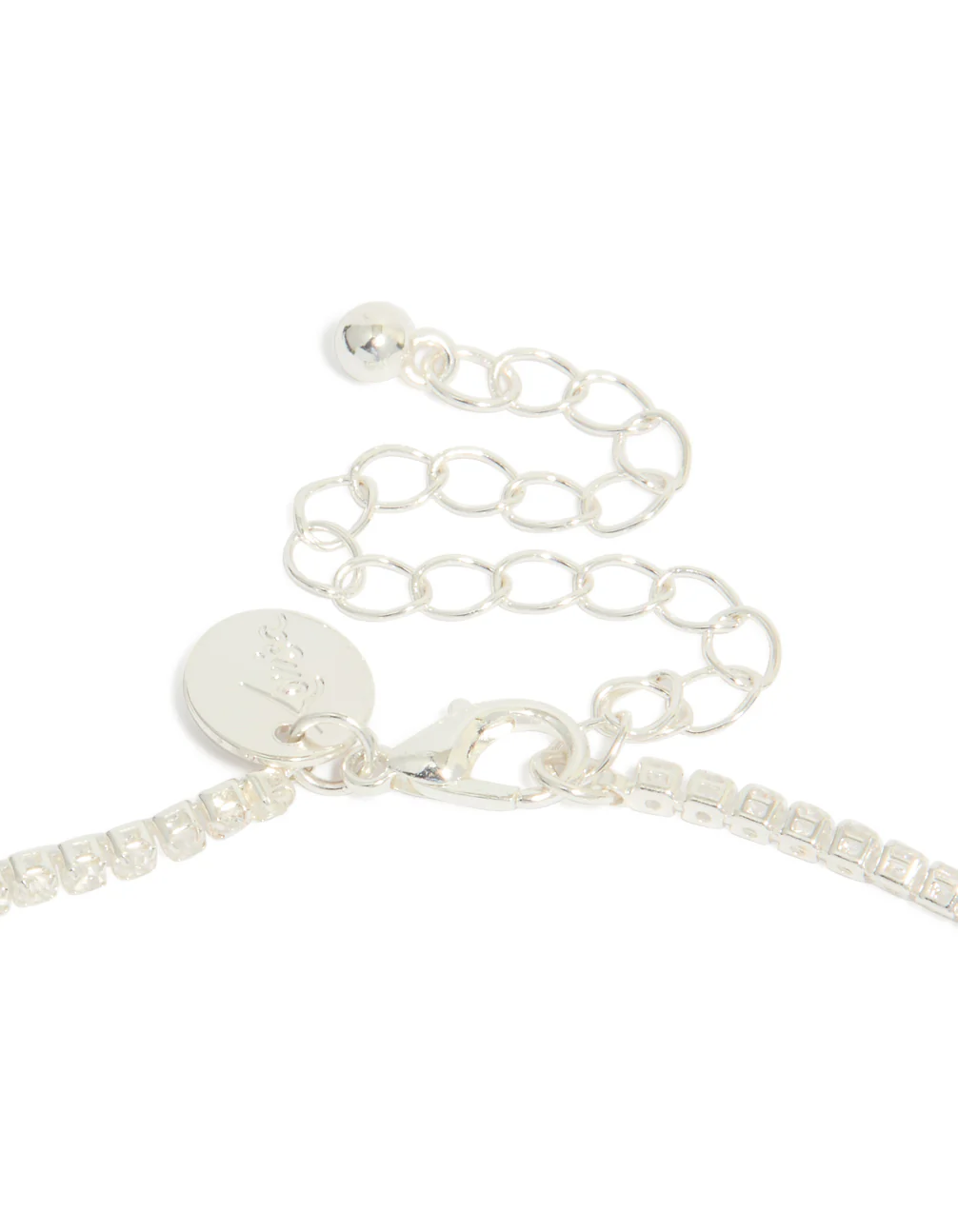 Silver Plated Cubic Zirconia Flower Cup Chain Y-Necklace - Image 5