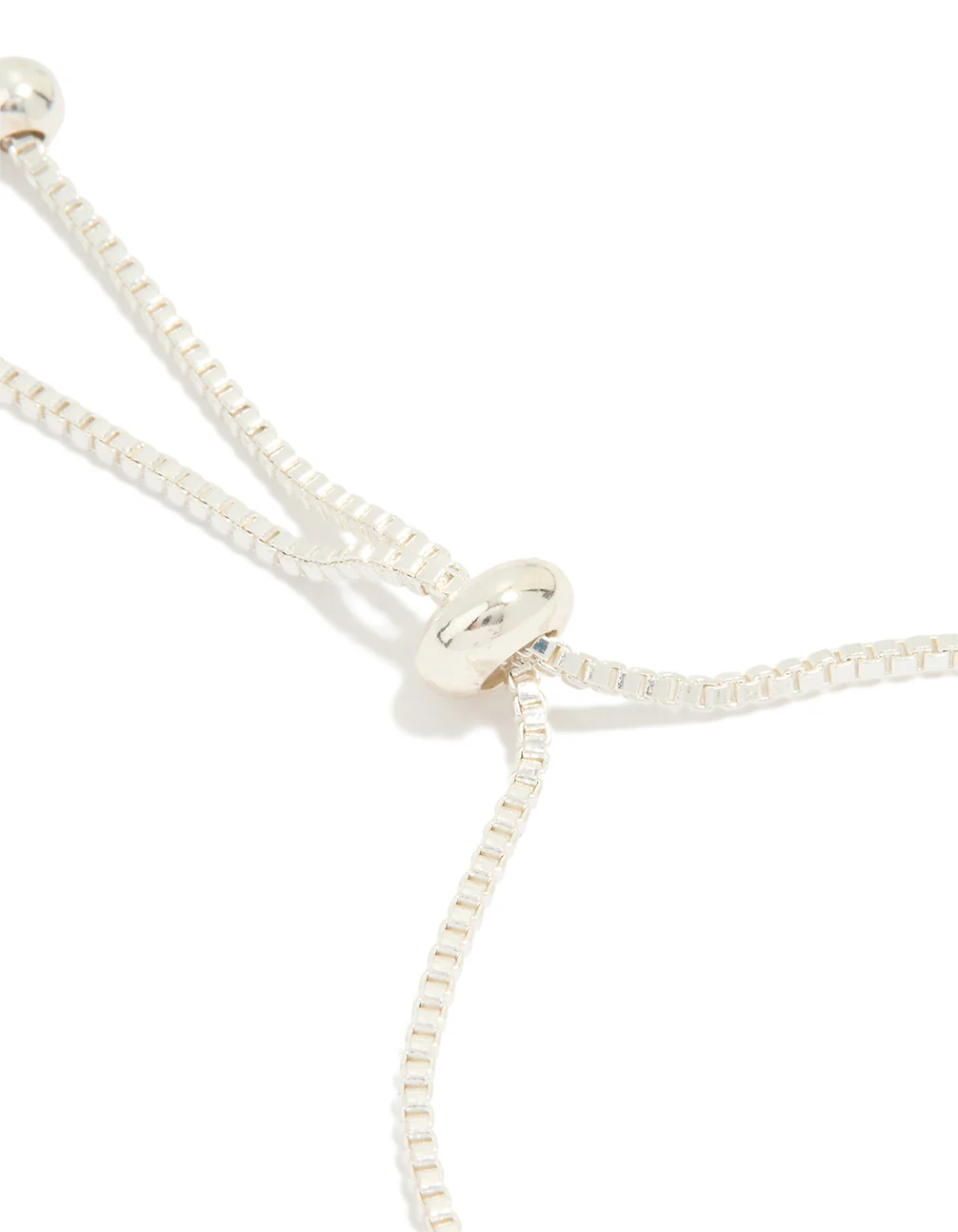 Silver Plated Cubic Zirconia Regal Toggle Bracelet - Image 3