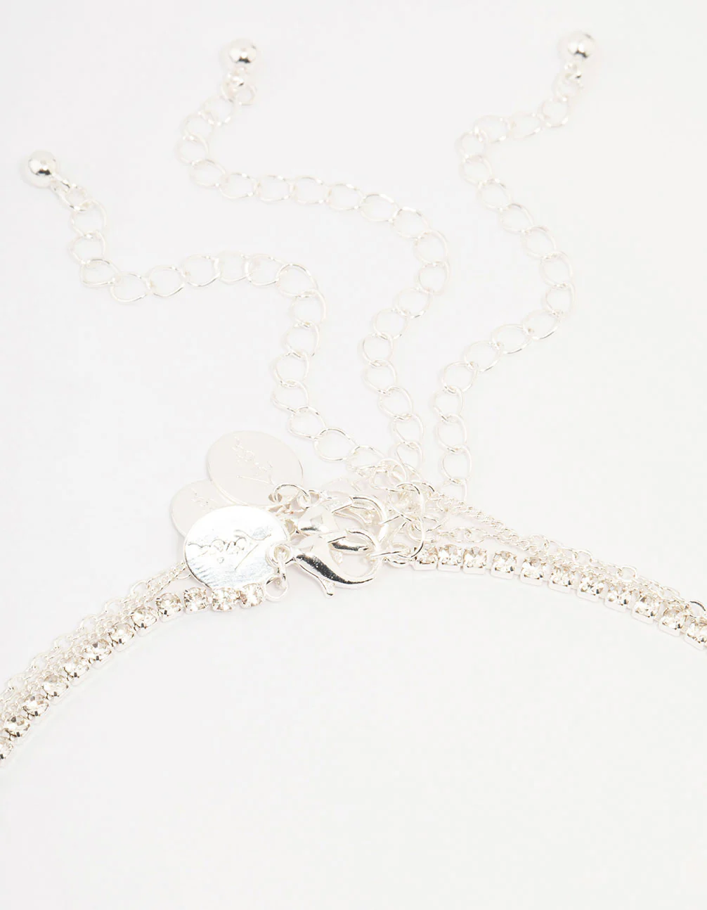 Silver Plated Cupchain Pear & Pearl Necklace - Image 3