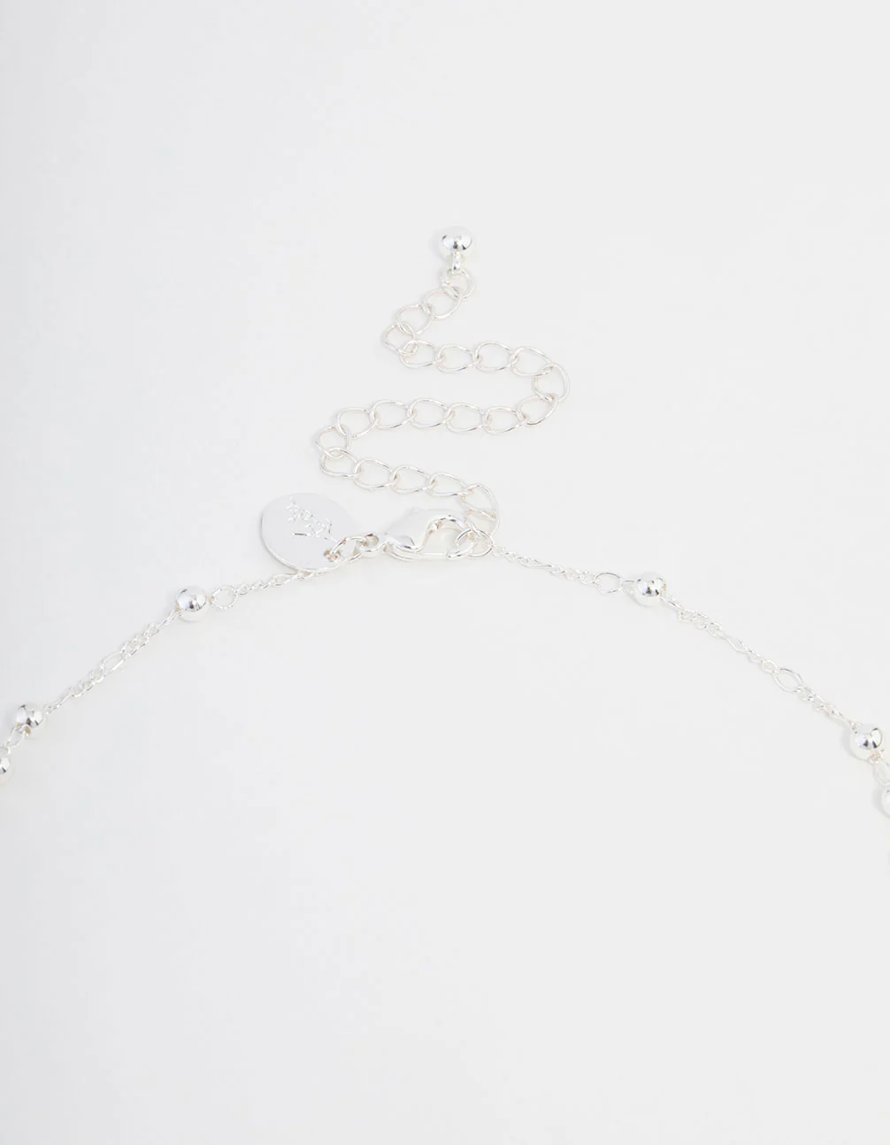 Silver Plated Mary Cross Ball Necklace - Image 3