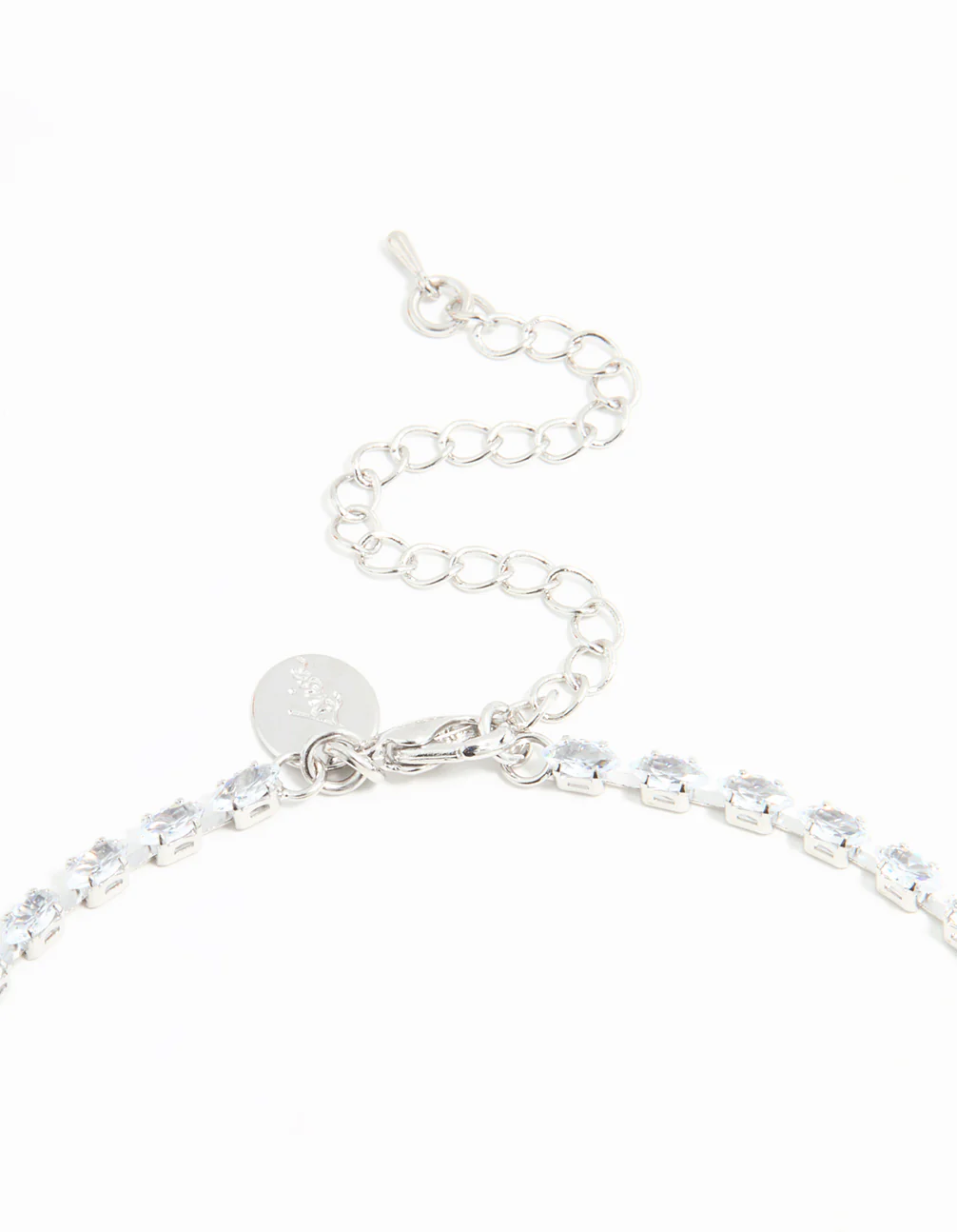 Silver Plated Pearl Oval Necklace & Earring Set - Image 3