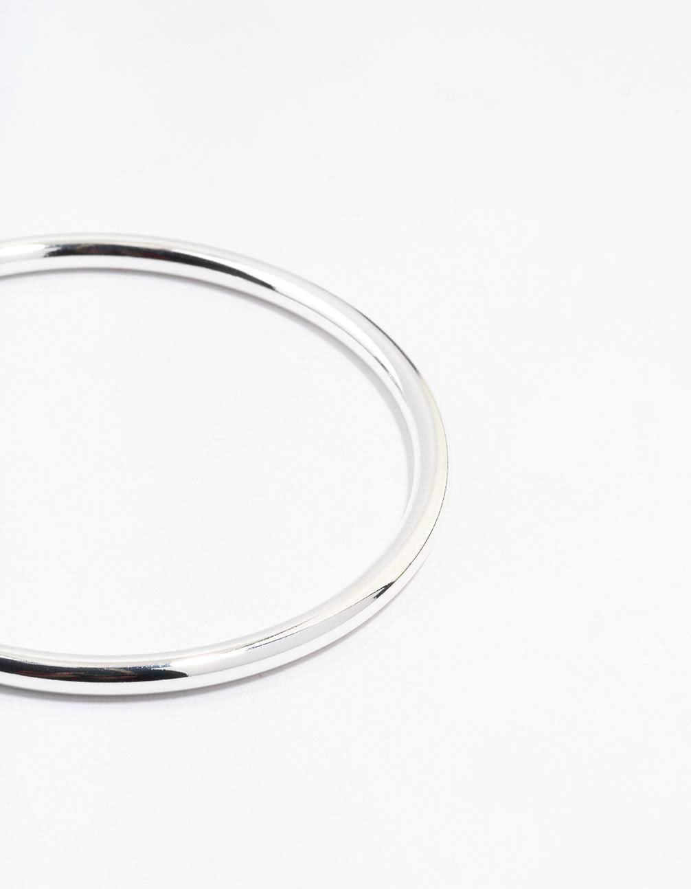 Silver Plated Round Core Bangle - Image 2