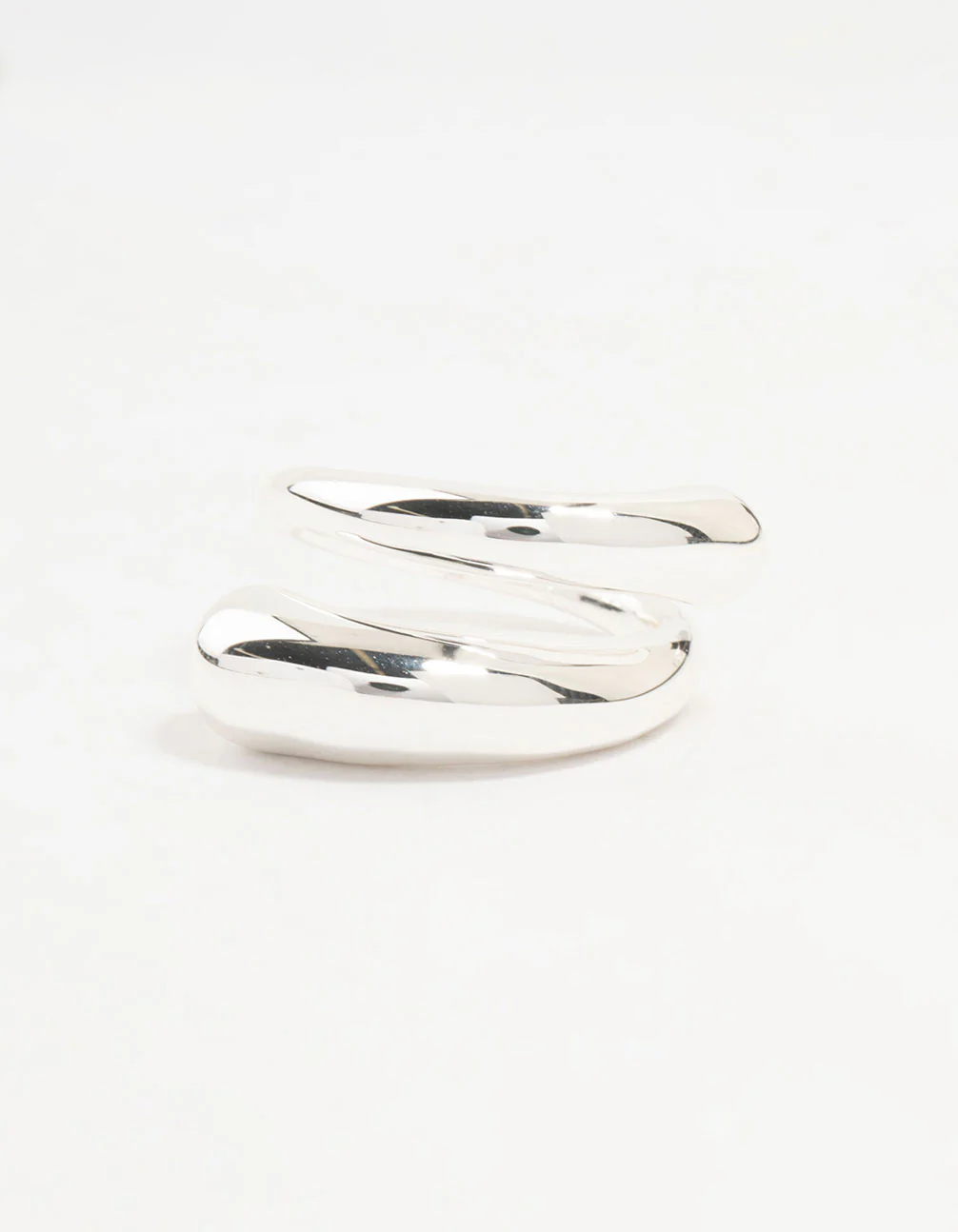Silver Plated Slim Wrapped Ring - Image 2
