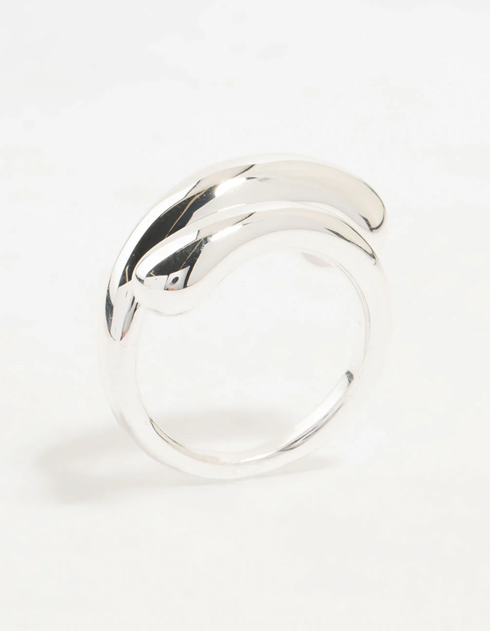 Silver Plated Slim Wrapped Ring - Image 3