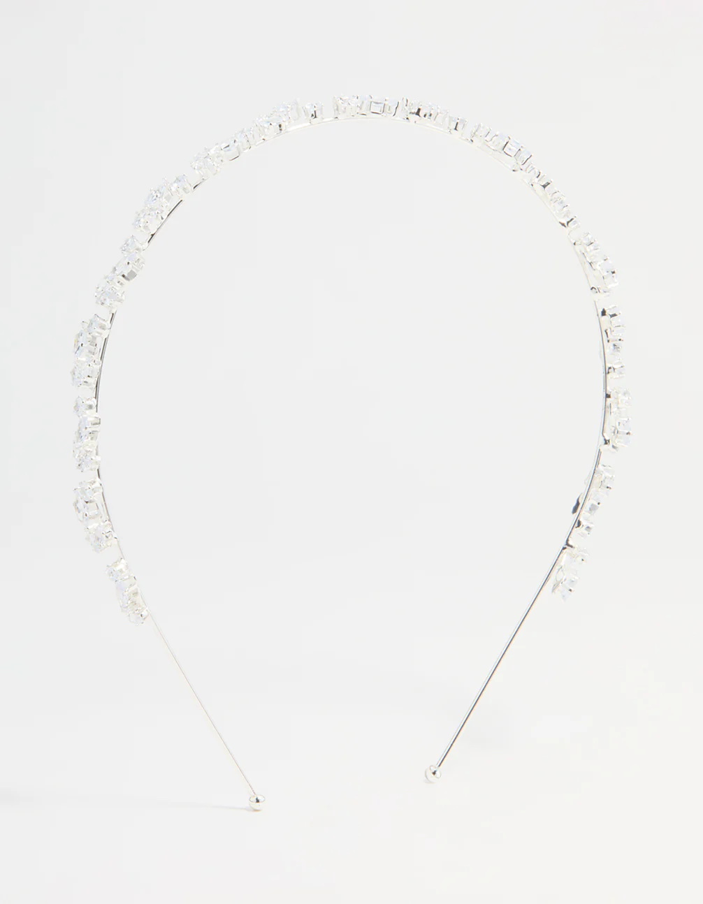 Silver Wavy Vine Headband