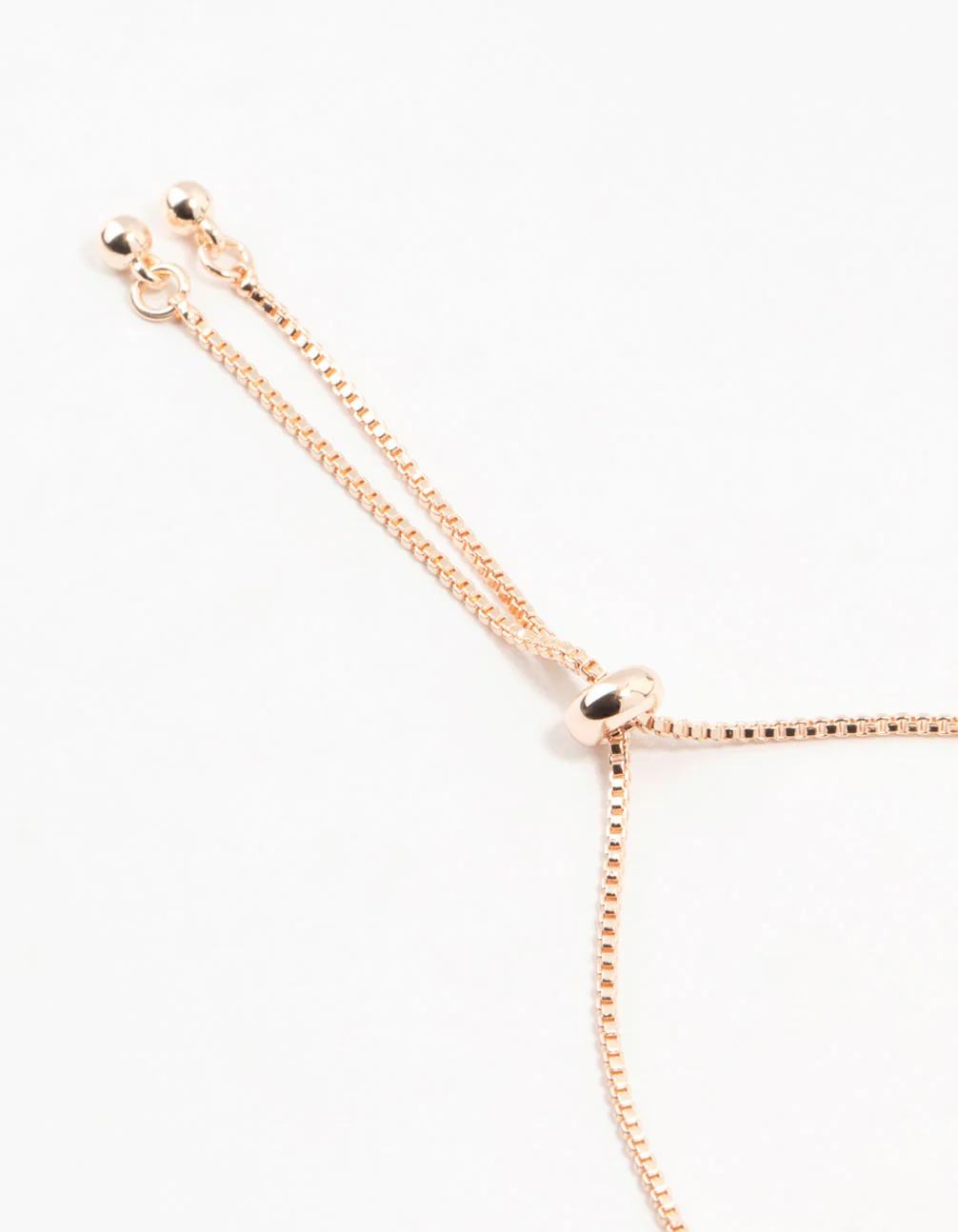 Rose Gold Purple Cubic Zirconia Toggle Bracelet - Image 3