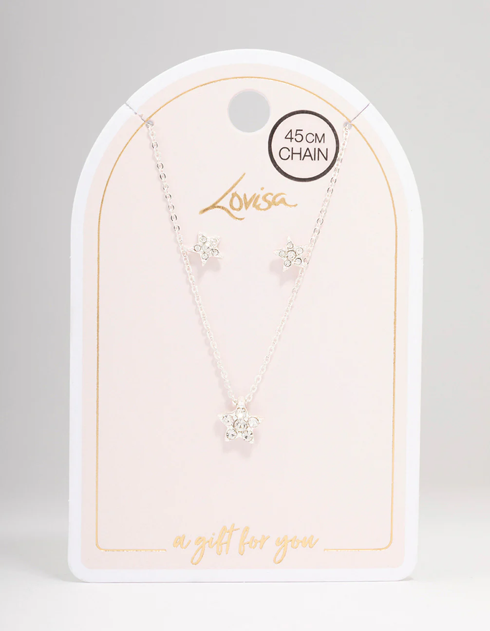 Silver Star Diamante Jewellery Set - Image 2