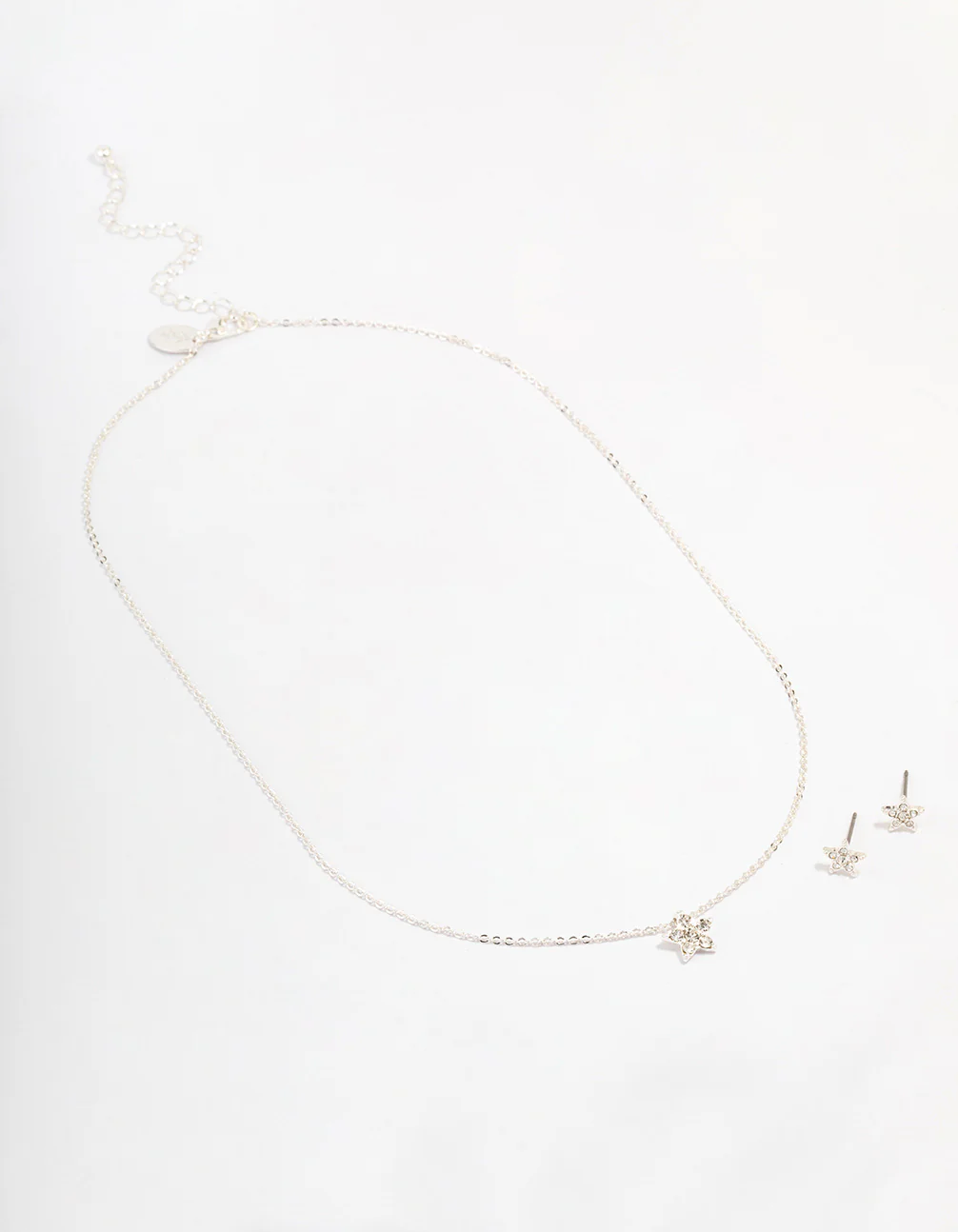 Silver Star Diamante Jewellery Set - Image 3