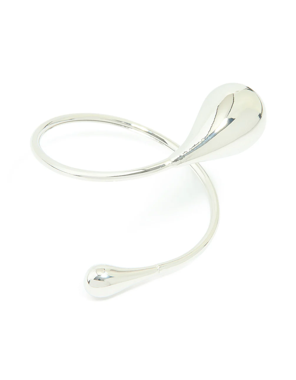 Silver Teardrop Wrap Around Bracelet