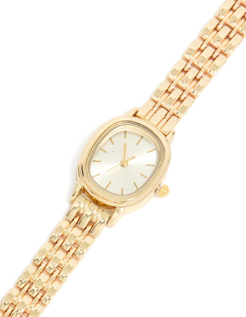 Small Gold Oval Watch - Image 2