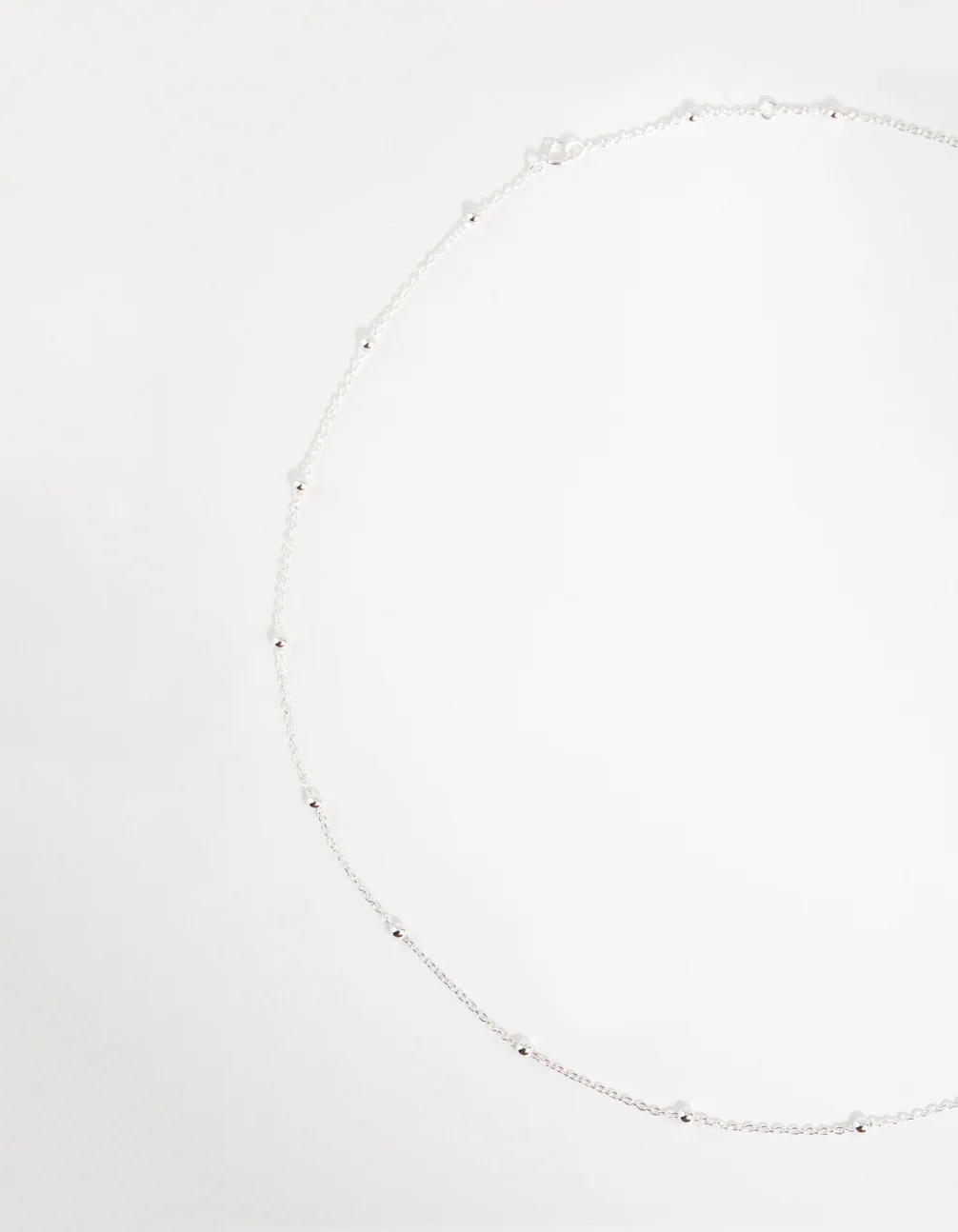 Sterling Silver Ball Chain Necklace
