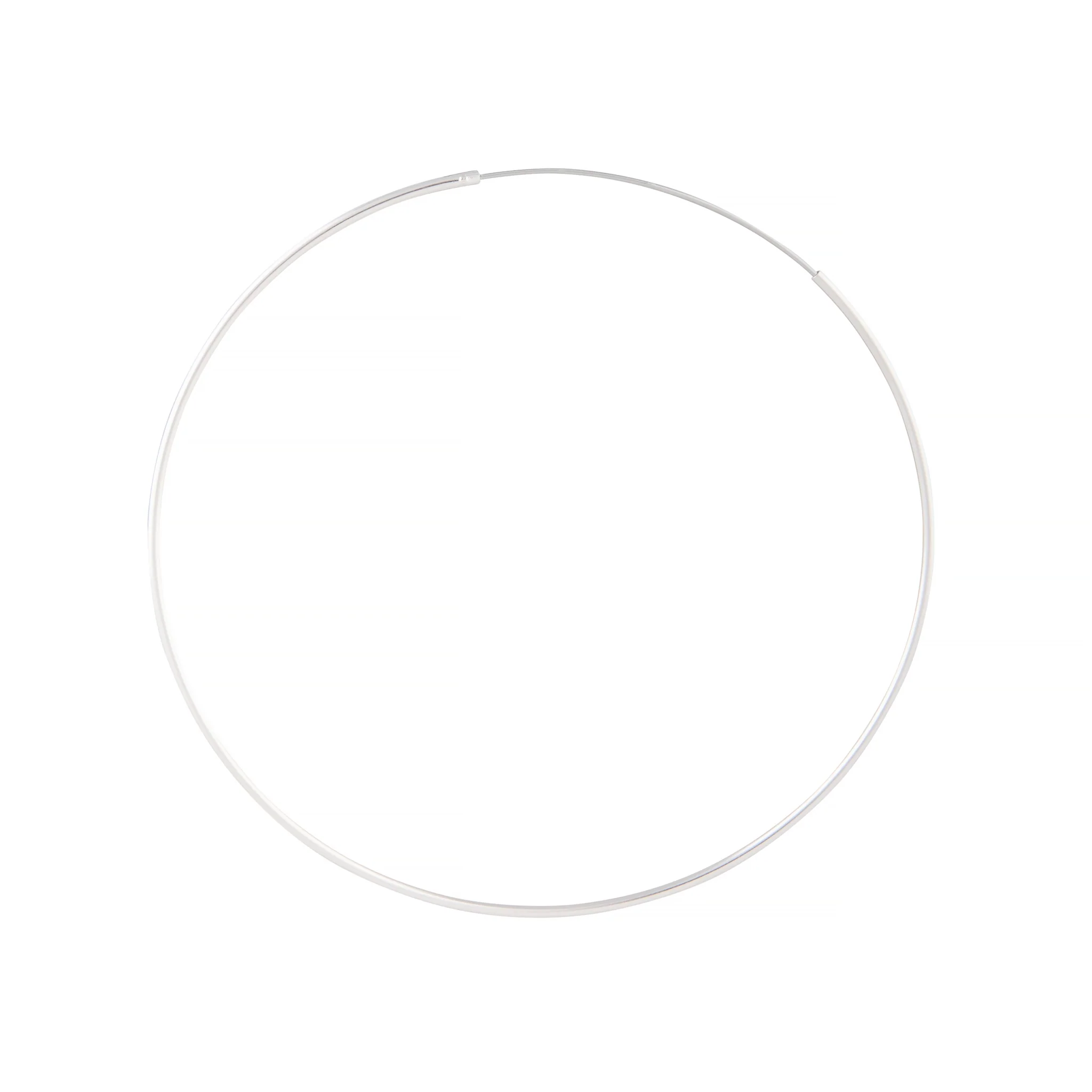 Sterling Silver 75mm Hoops - Image 3