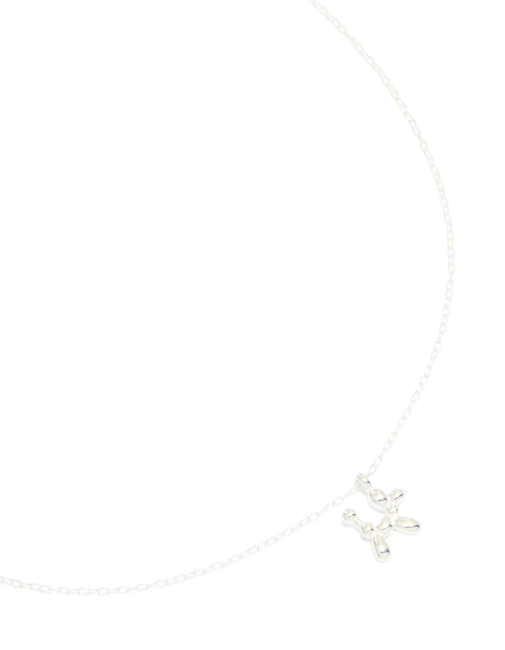 Sterling Silver Balloon Dog Necklace