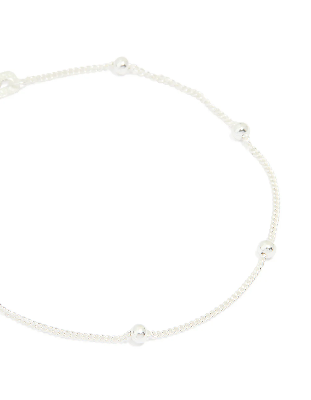 Sterling Silver Large Station Bracelet - Image 4