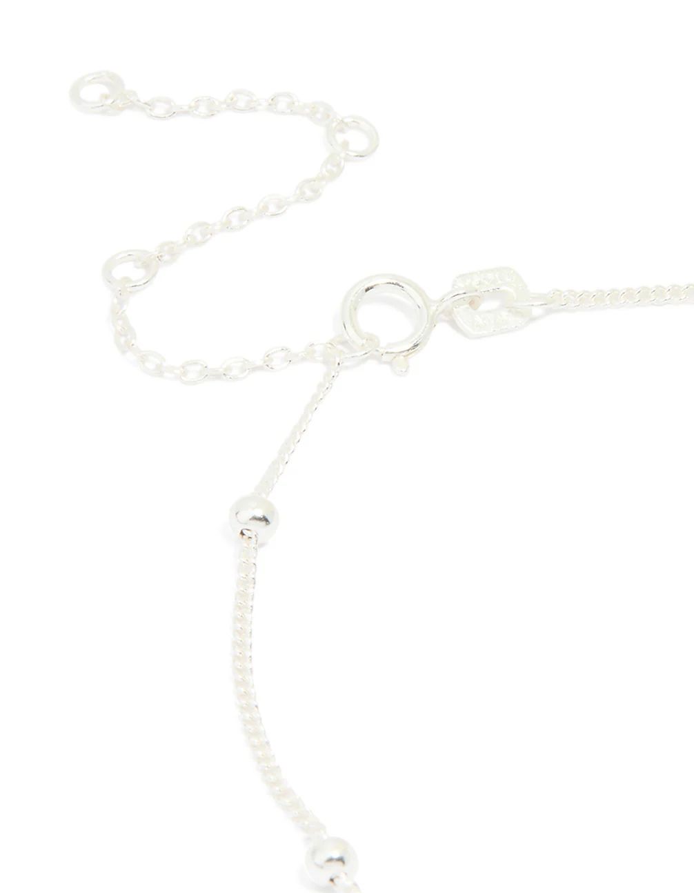 Sterling Silver Large Station Bracelet - Image 5