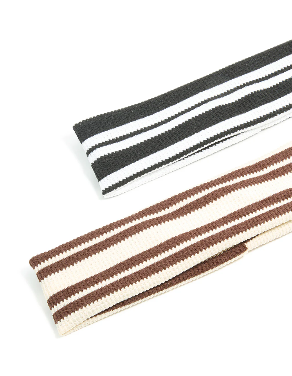 Striped Waffle Fabric Headbands 2-Pack - Image 2