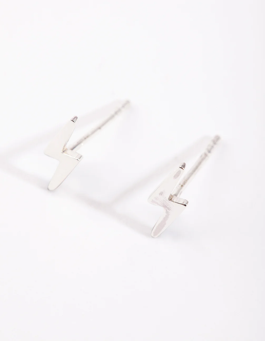 Sterling Silver Lightning Earrings - Image 2