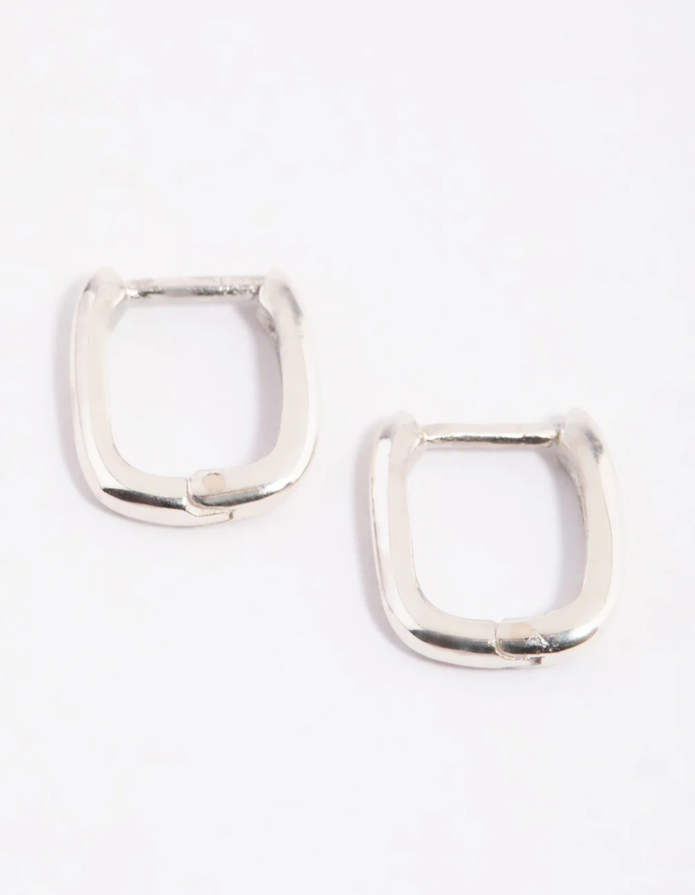 Sterling Silver Huggie Hoop Earrings - Image 3