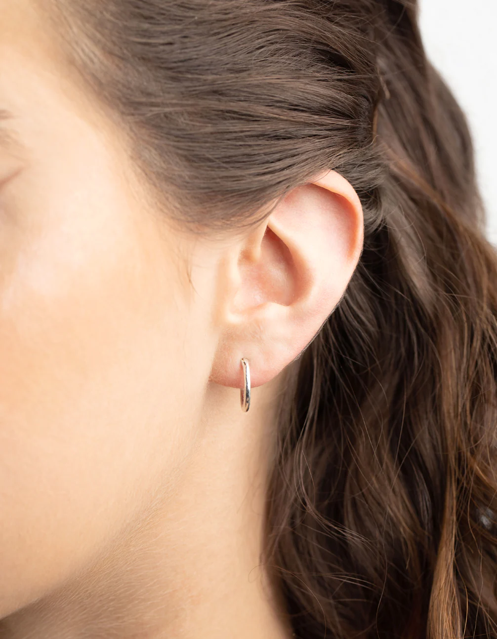 Sterling Silver Twisted Rope Hoop Earrings - Image 4