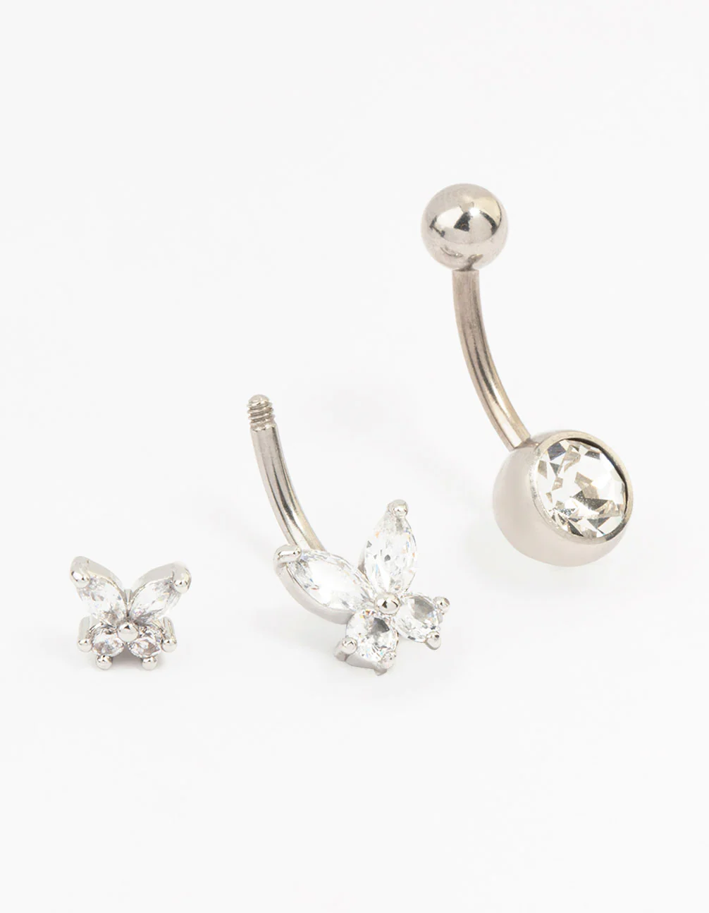 Surgical Steel Belly Bar Piercing 2-Pack - Image 2