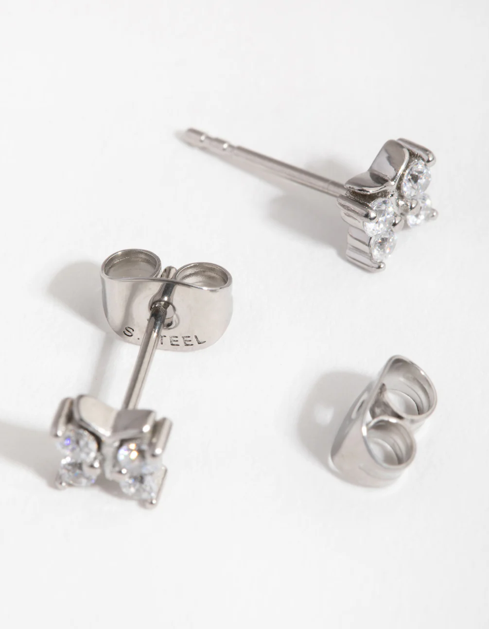 Surgical Steel Butterfly Stud Earrings - Image 3