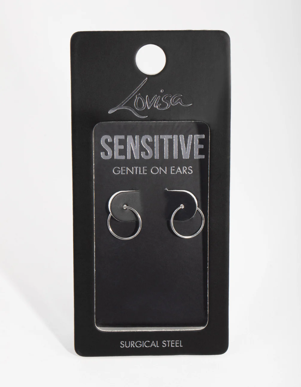 Surgical Steel Fine Sleeper Earrings 10MM - Image 4