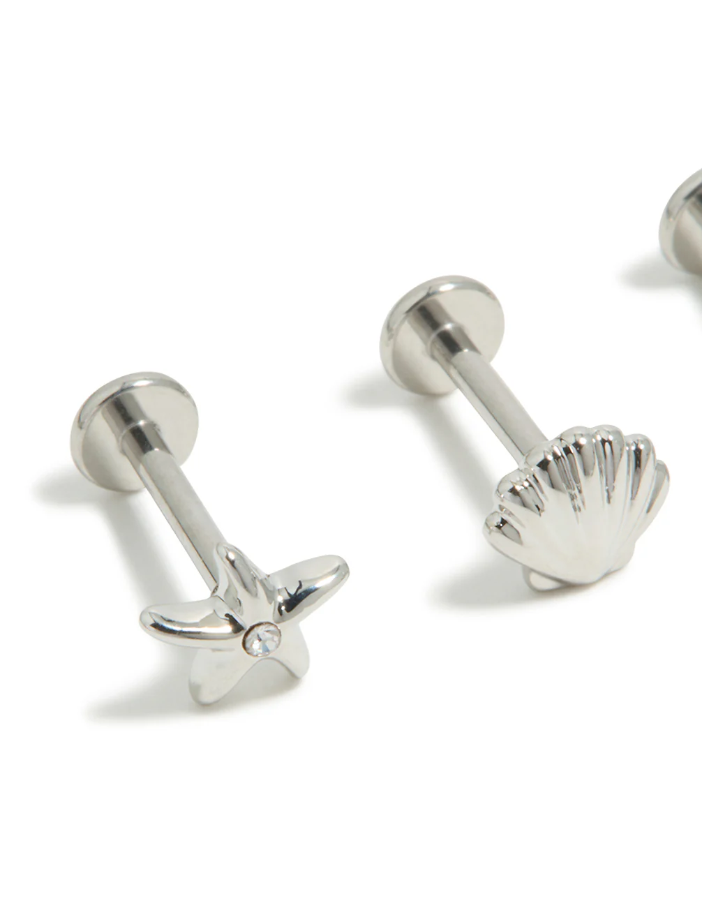Surgical Steel Sea Shell Flat Back 3-Pack - Image 4