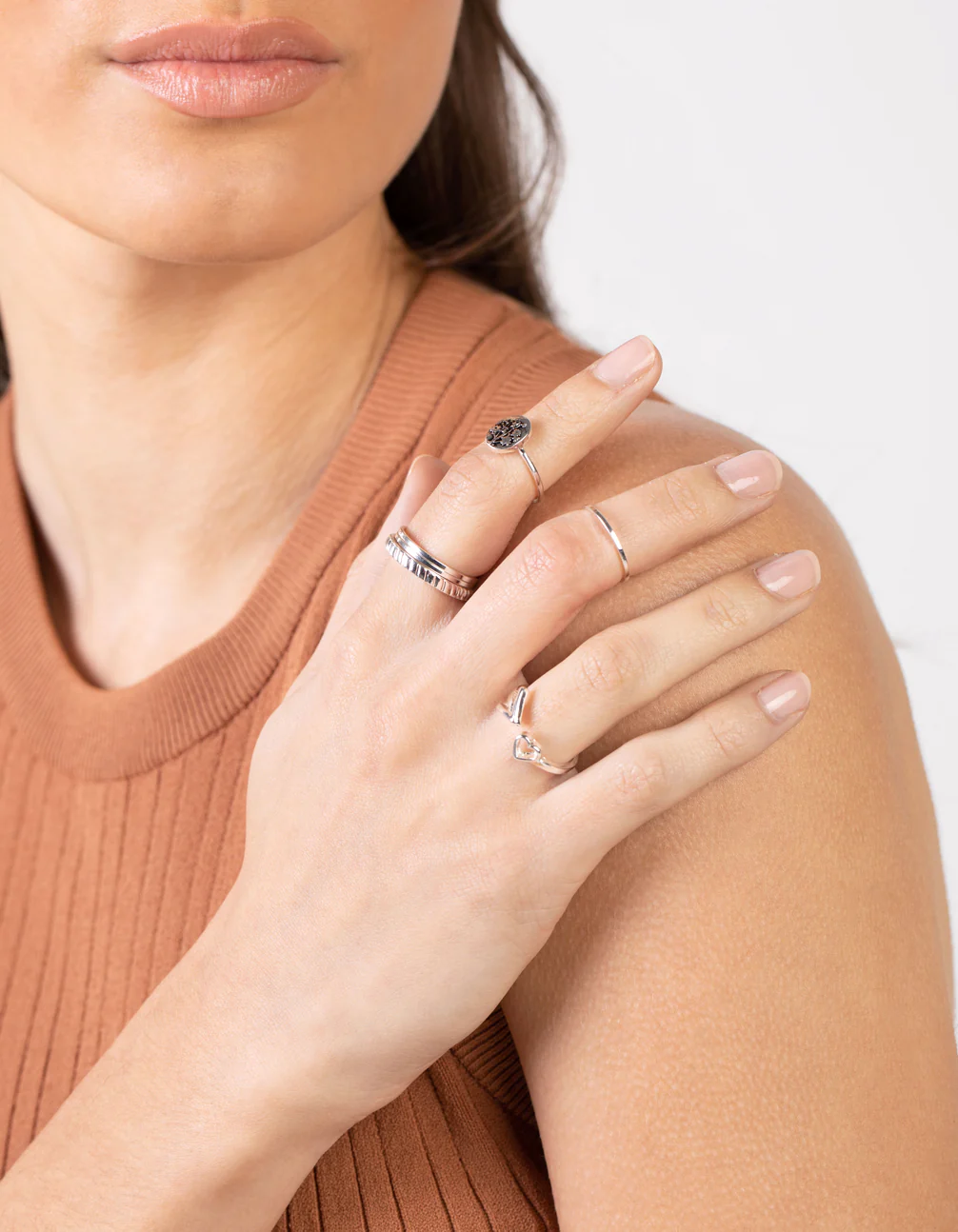 Silver Cupid Ring 24-Pack - Image 2