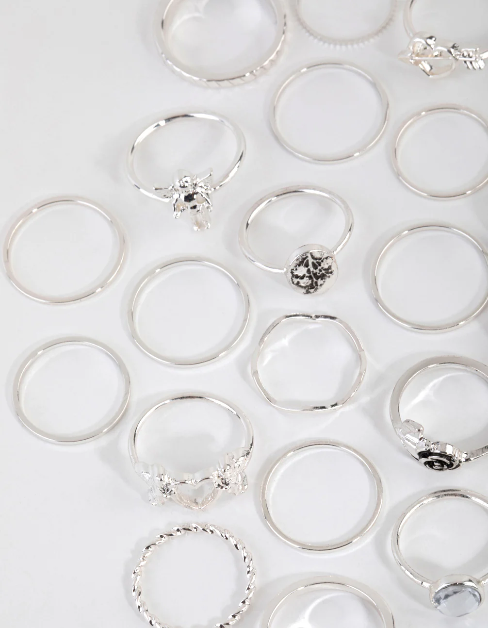 Silver Cupid Ring 24-Pack - Image 3