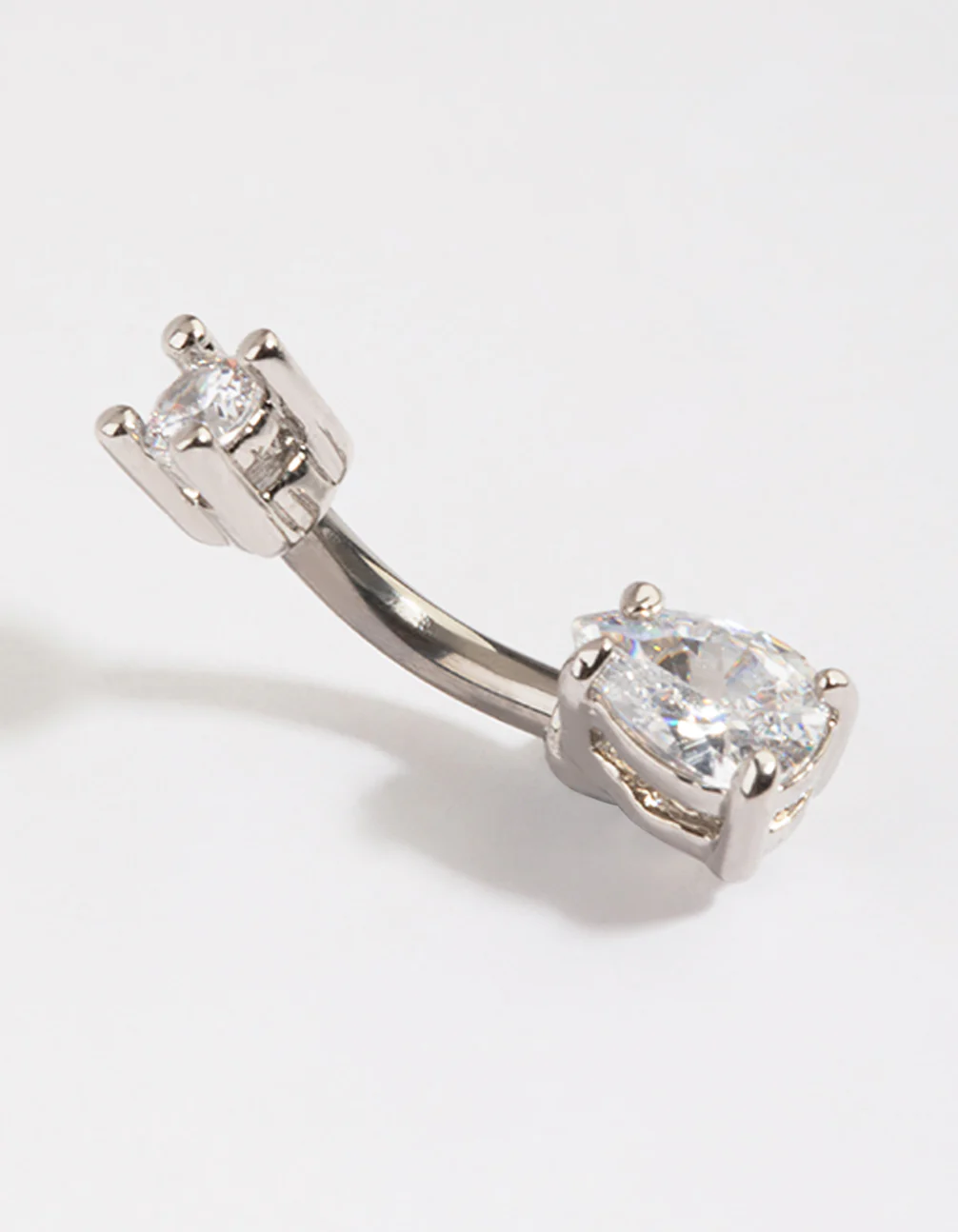 Titanium Small Circular Pear Belly Bar - Image 2
