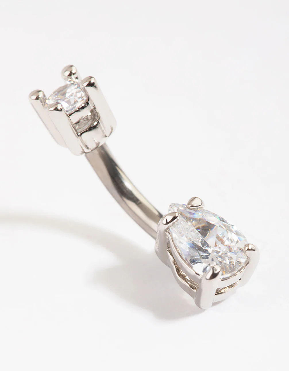 Titanium Small Circular Pear Belly Bar - Image 3