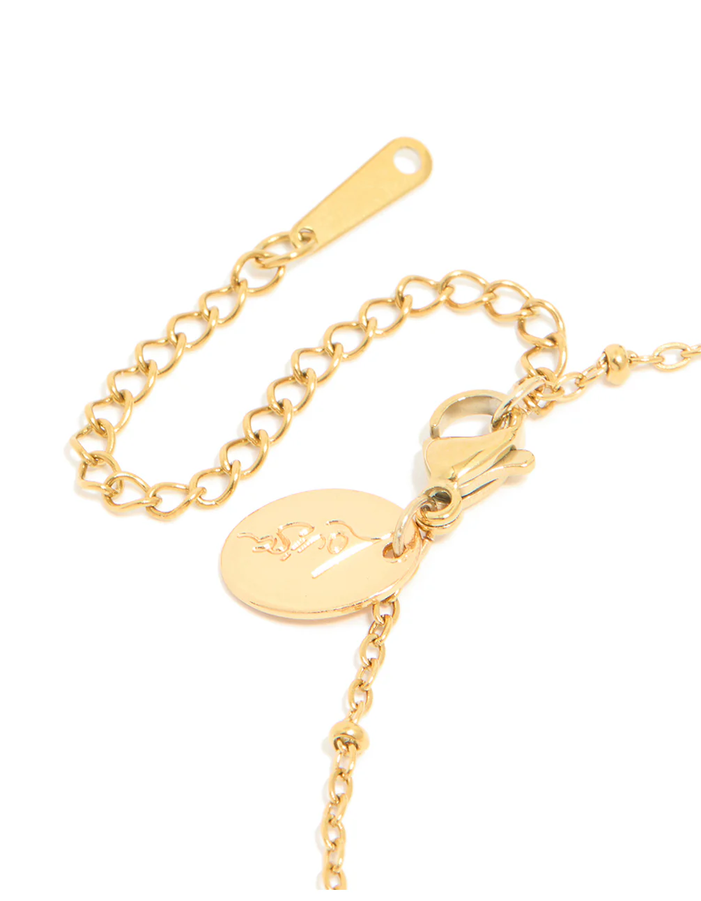 Waterproof Gold Plated Stainless Steel Evil Eye Anklet - Image 4