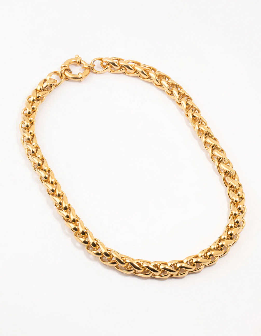 Waterproof Gold Plated Stainless Steel Paloma Chain Short Necklace - Image 2
