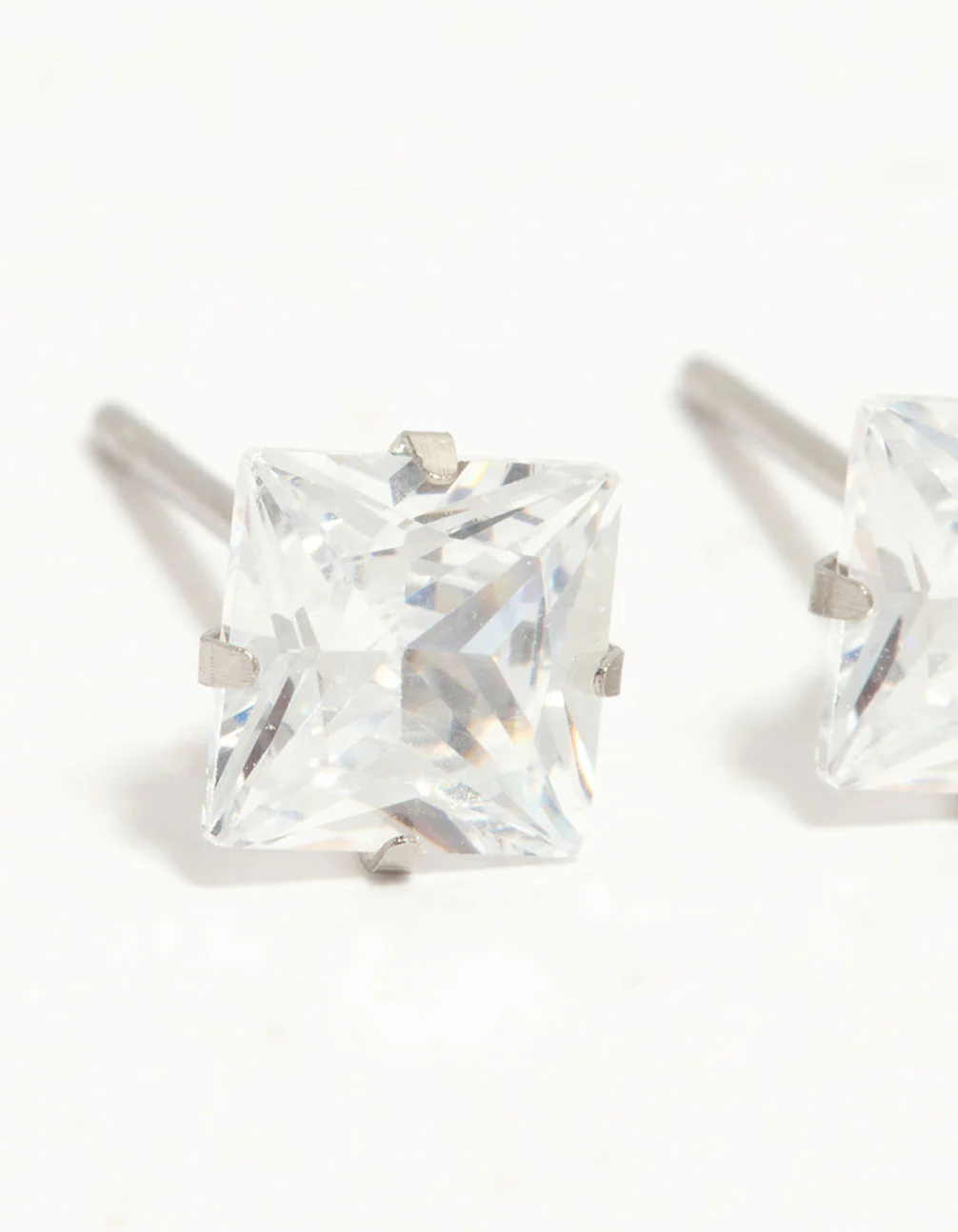 Waterproof Diamante Stainless Steel Stud Earrings - Image 4