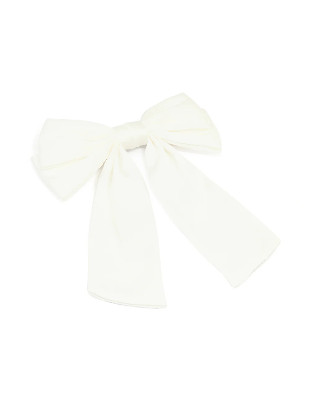 White Medium Bow Clip